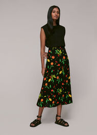 Fruit Print Skirt