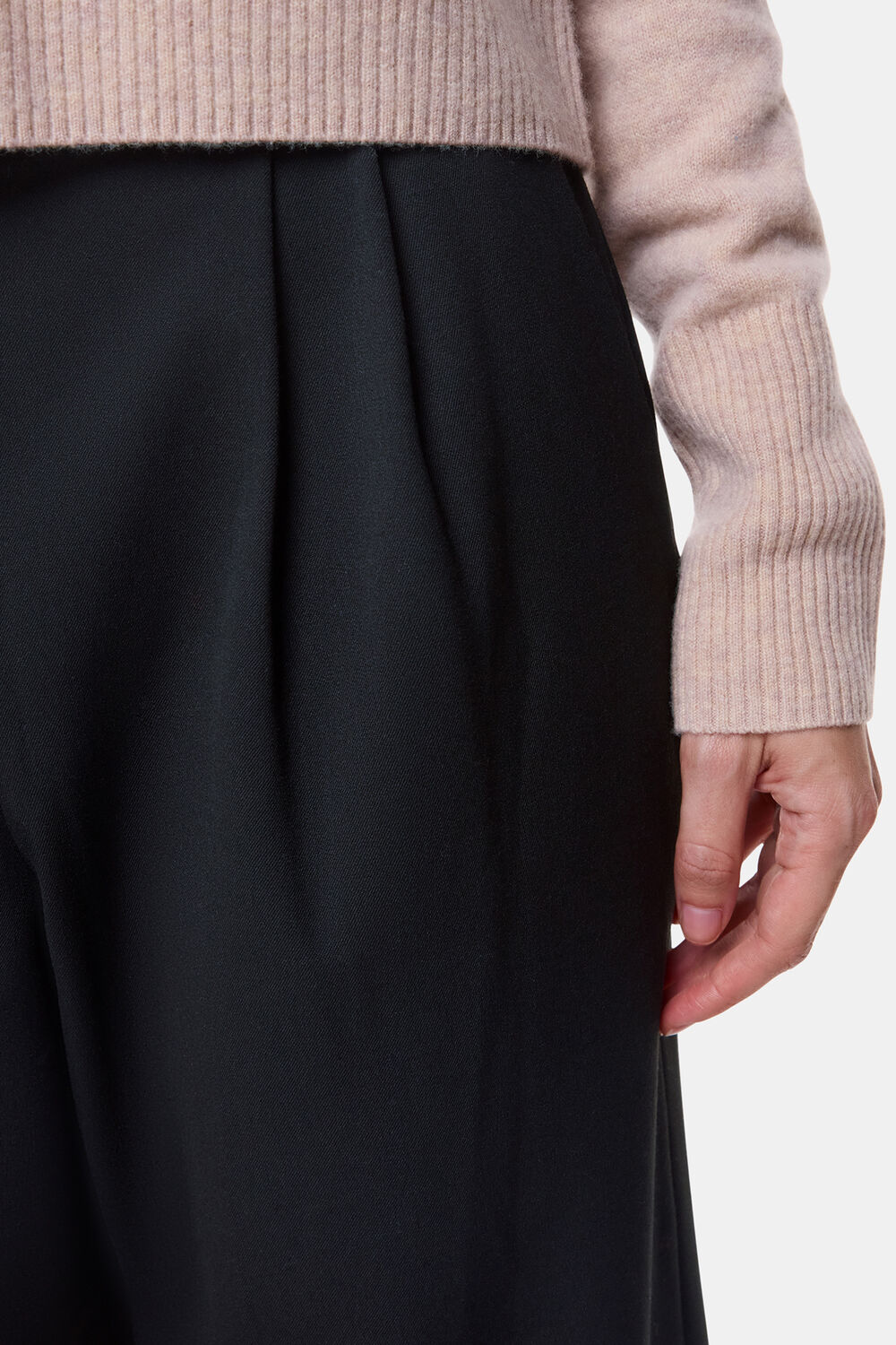 Black Matilda Tapered Trouser