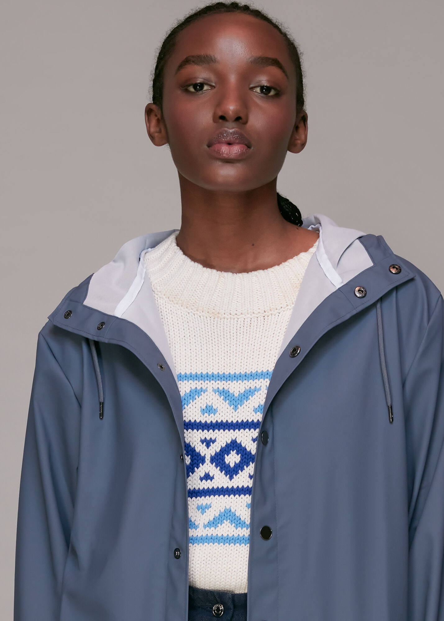 Blue Rains Jacket WHISTLES