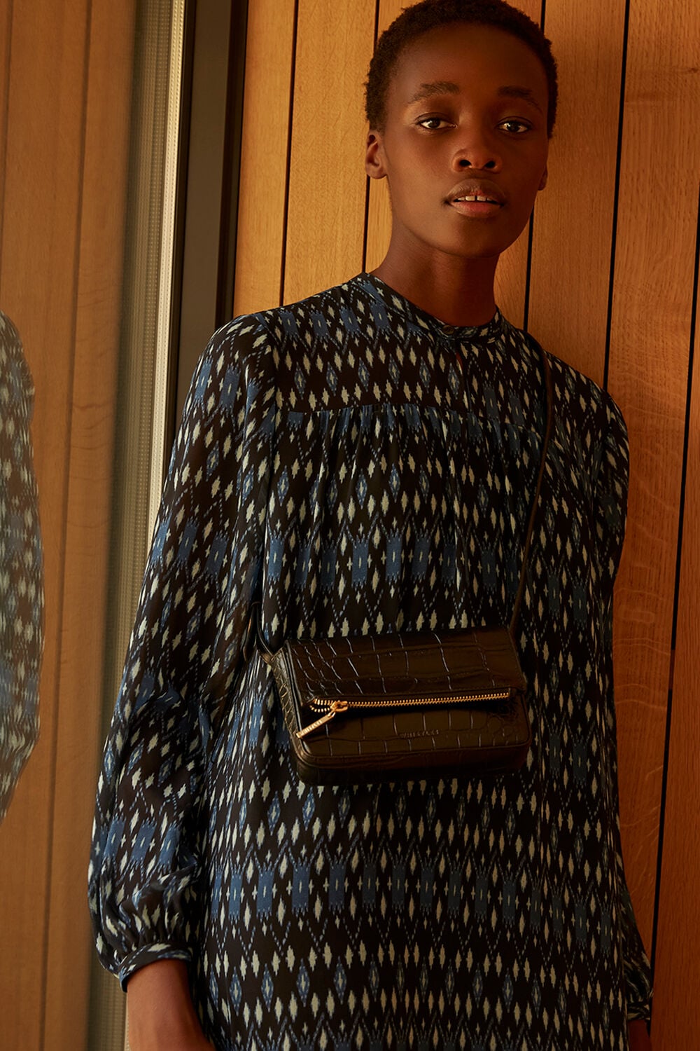 Ikat Diamond Trapeze Dress