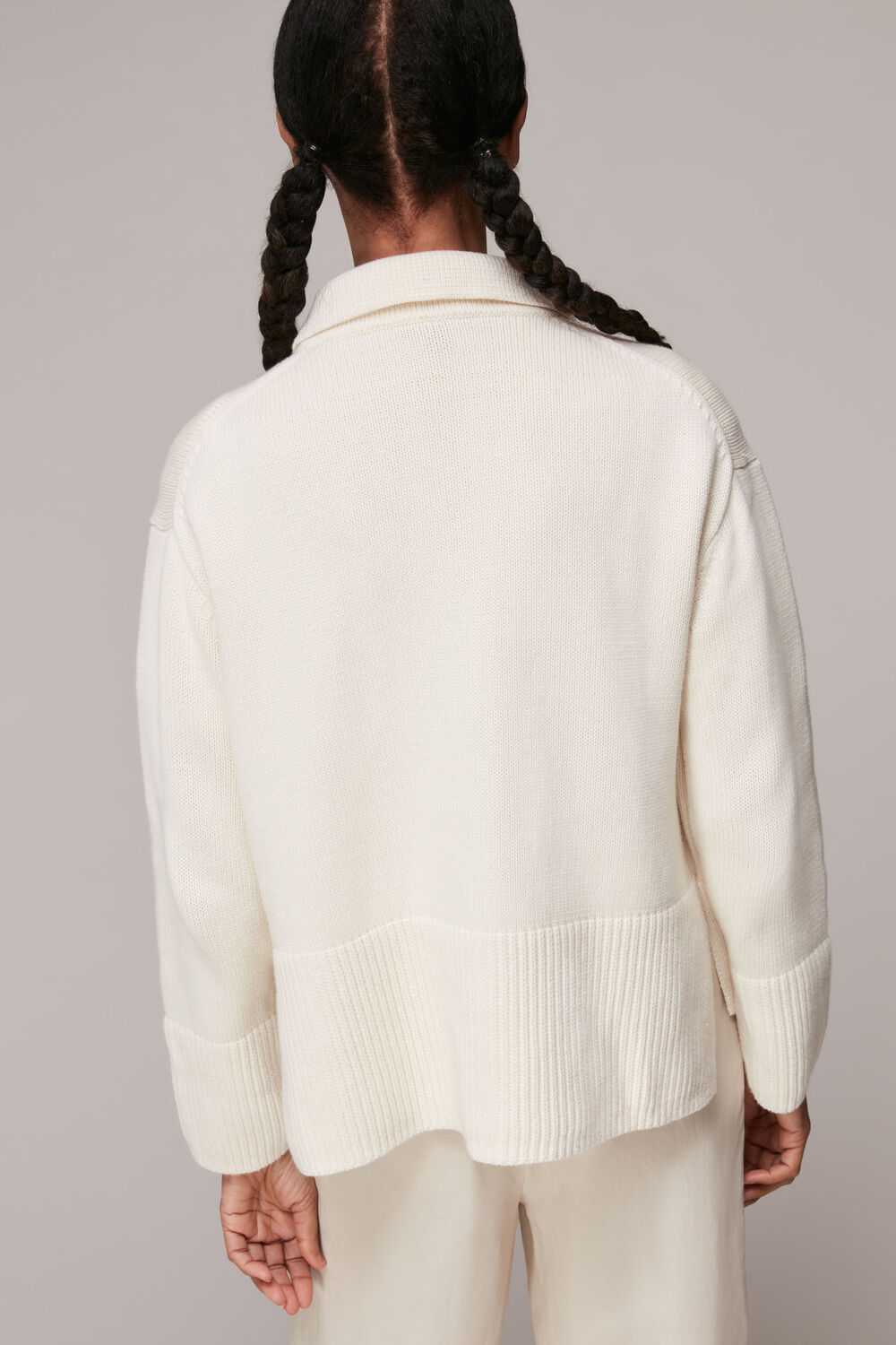 Button Front Polo Knit