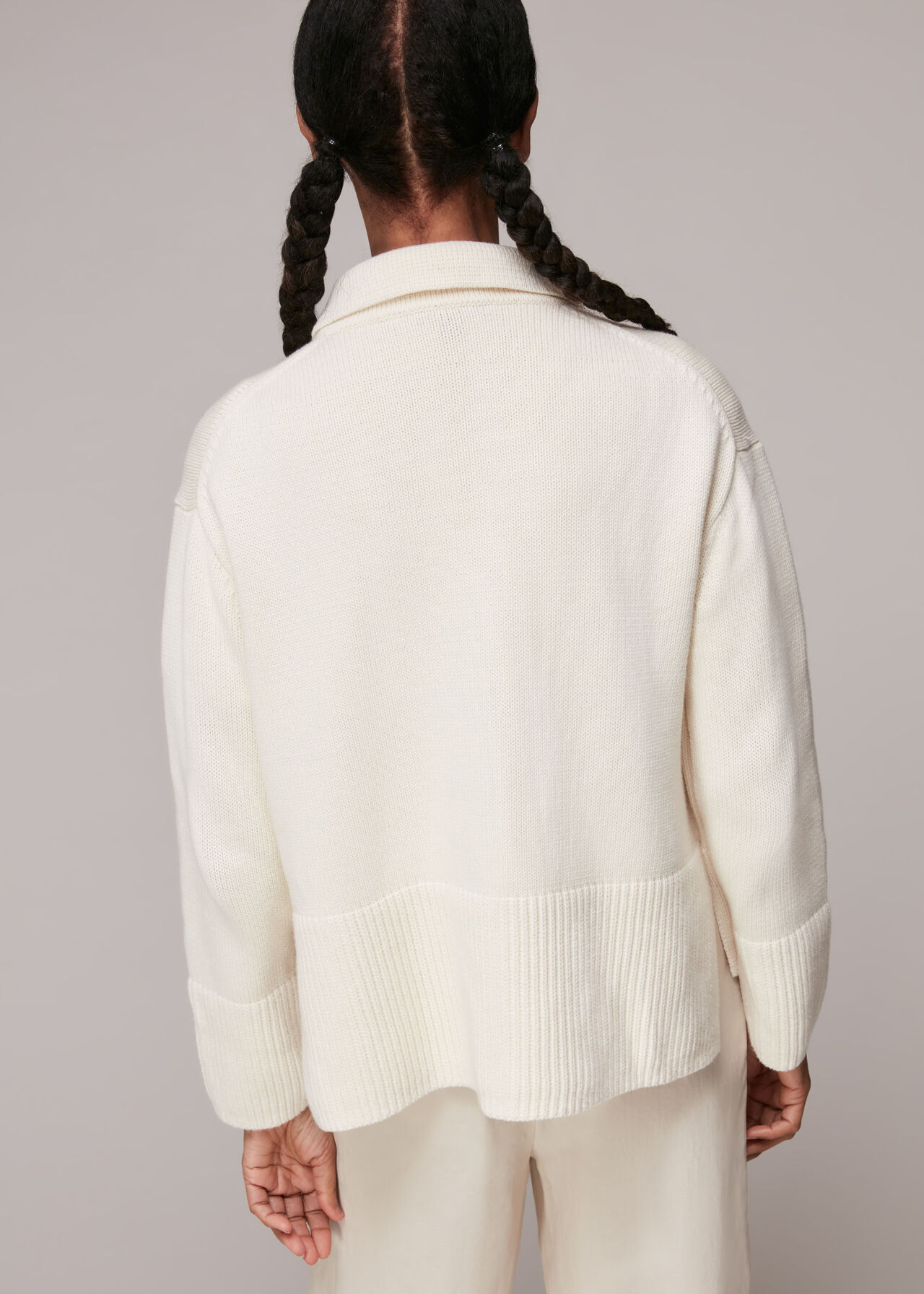 Button Front Polo Knit