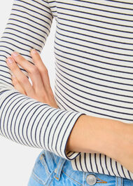 Stripe Rib Detail Polo
