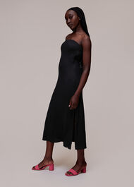 Bandeau Strapless Midi Dress