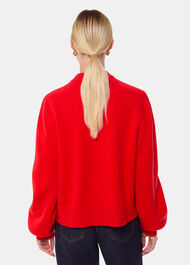 Zip Front Bomber Knit