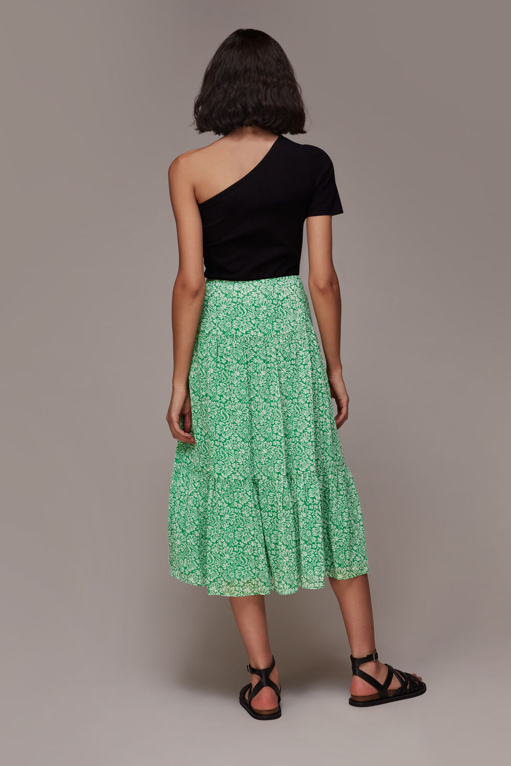 Indo Floral Wrap Skirt