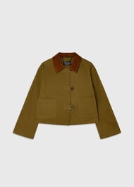Corduroy Collar Jacket