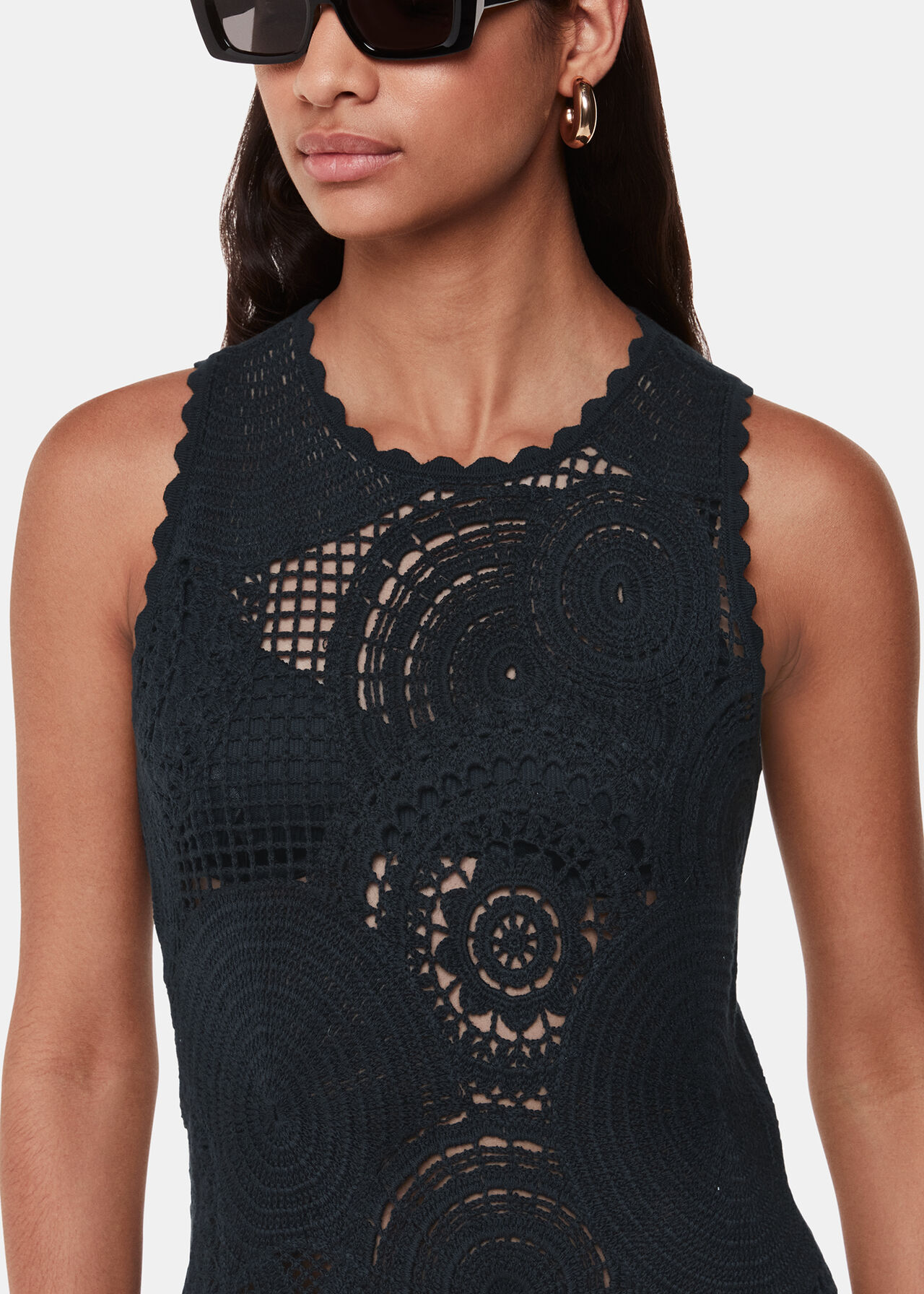 Crochet Circle Maxi Dress