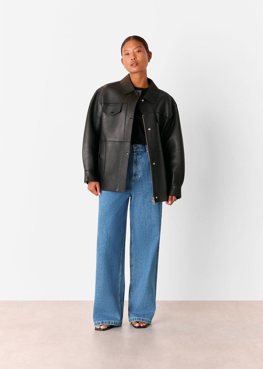 Petite Relaxed Straight Leg Jean