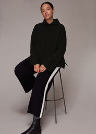 Rib Detail Collar Jumper
