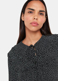 Scattered Y Saskia Collar Top