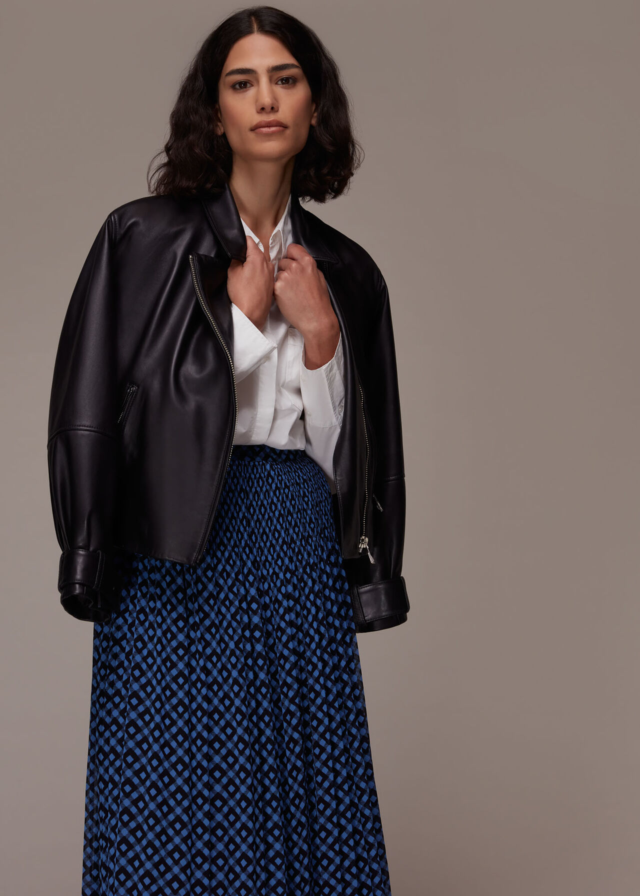Gabriella Gingham Print Skirt