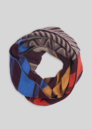 Green Thomas Chevron Scarf Multicolour