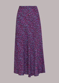 Floral Garden Bias Cut Skirt