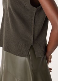 Wool V Neck Tank
