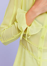 Fallon Seam Detail Silk Shirt