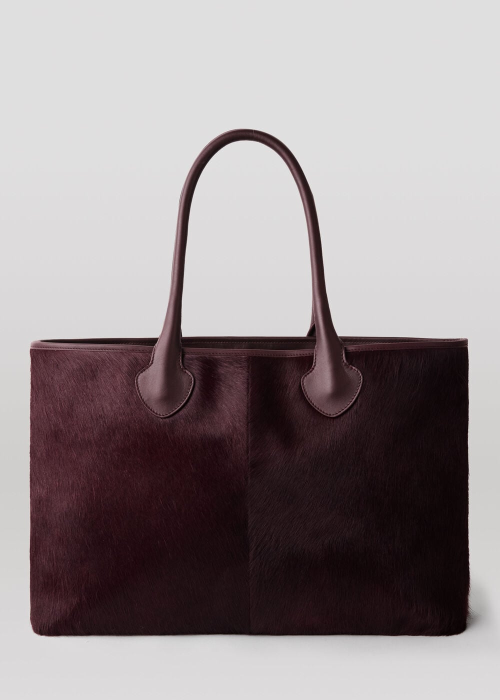 Leandra Hair-On Leather Tote