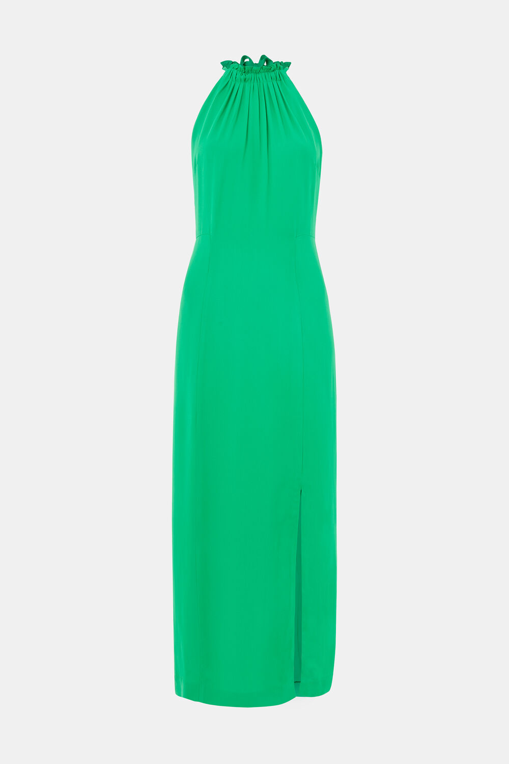 Green Eliza Halterneck Midi Dress
