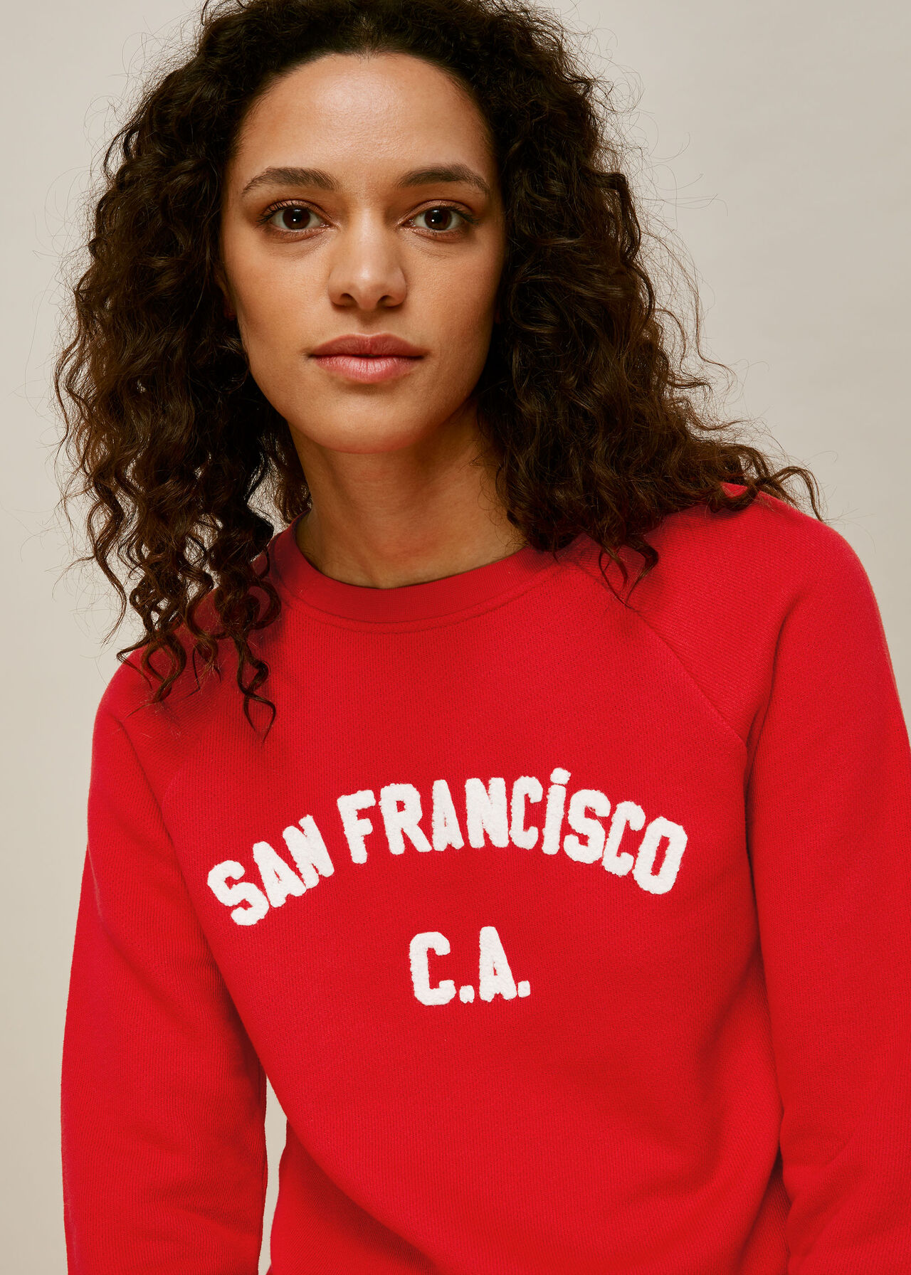 Red San Francisco Logo Sweatshirt, WHISTLES