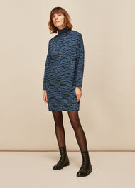 Tiger Leopard Jersey Dress