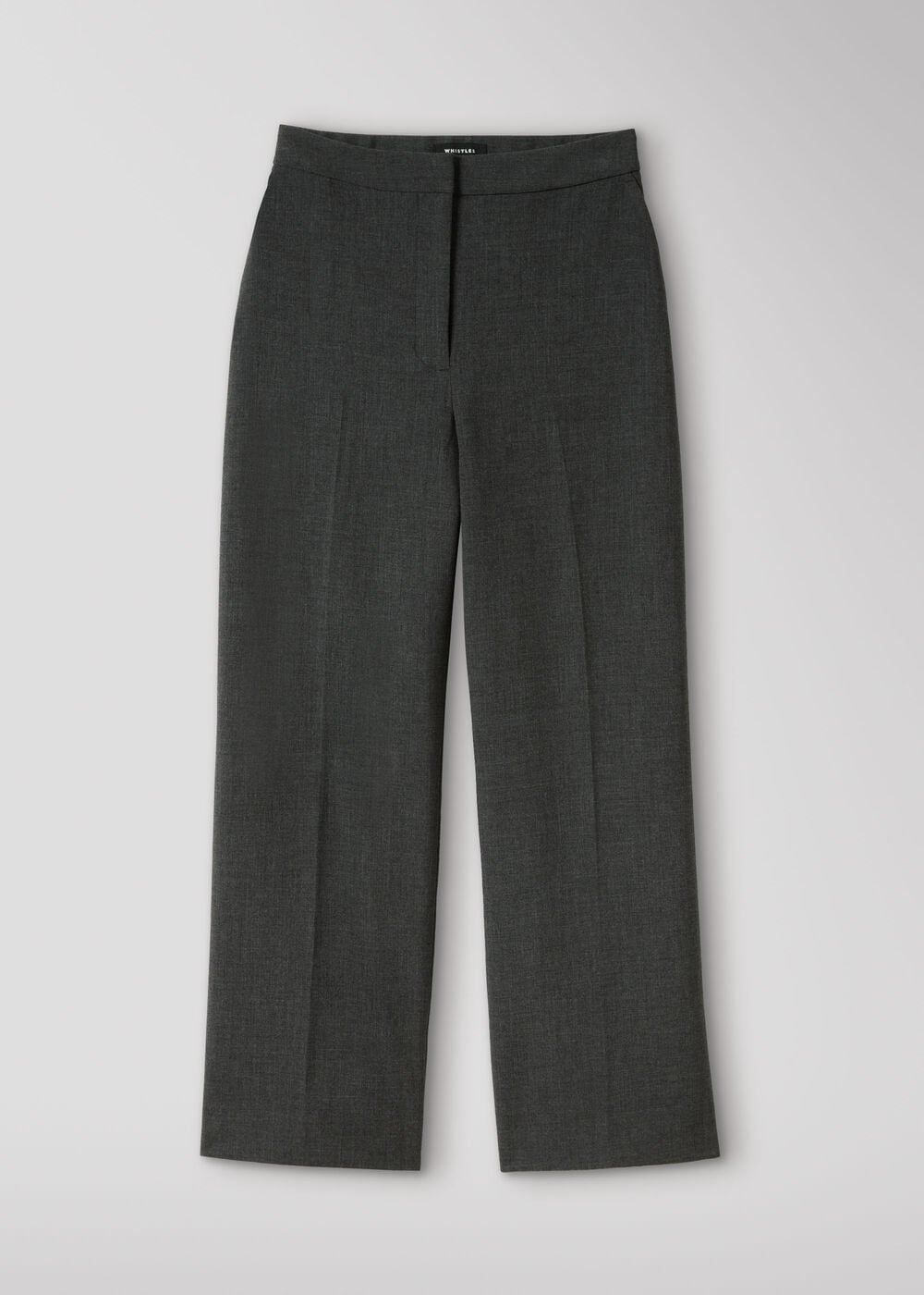 High Rise Straight Trouser