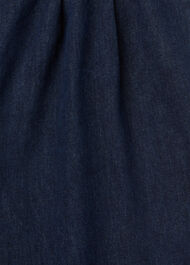 Cotton Wide Leg Pleat Trouser
