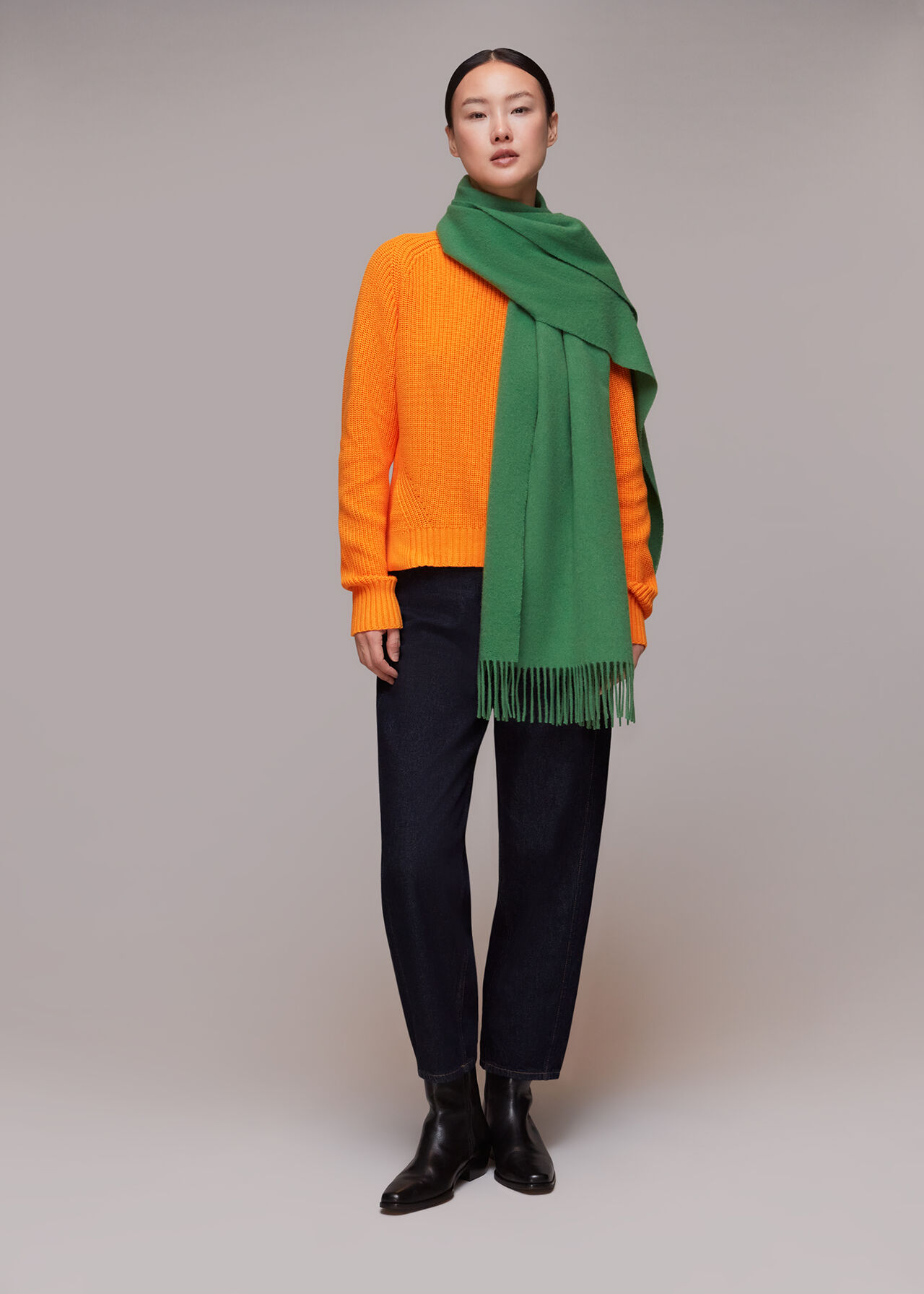 Rib Crew Neck Jumper