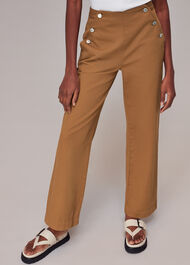 Emily Button Front Trousers