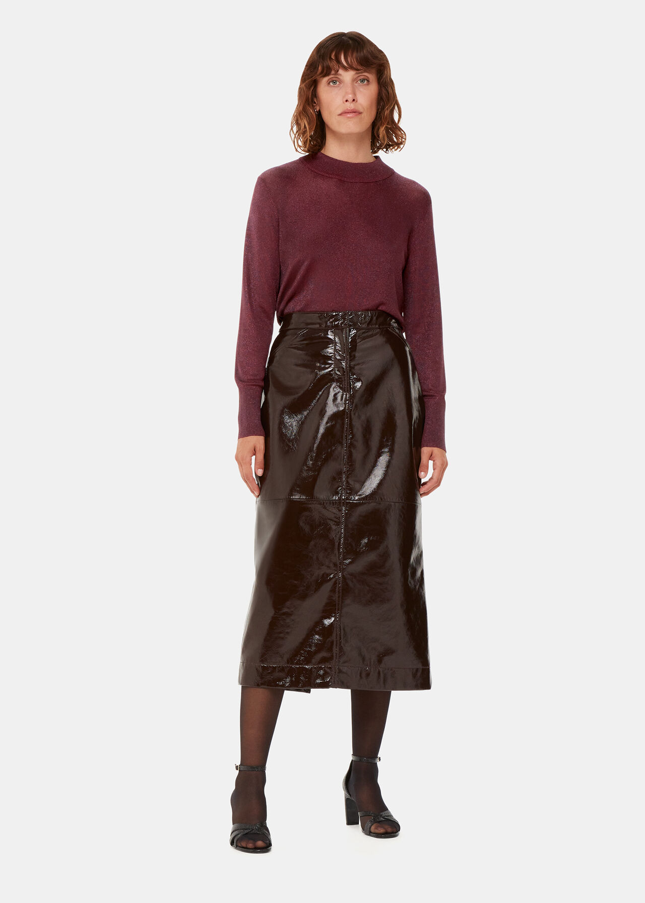 Sparkle High Neck Knit