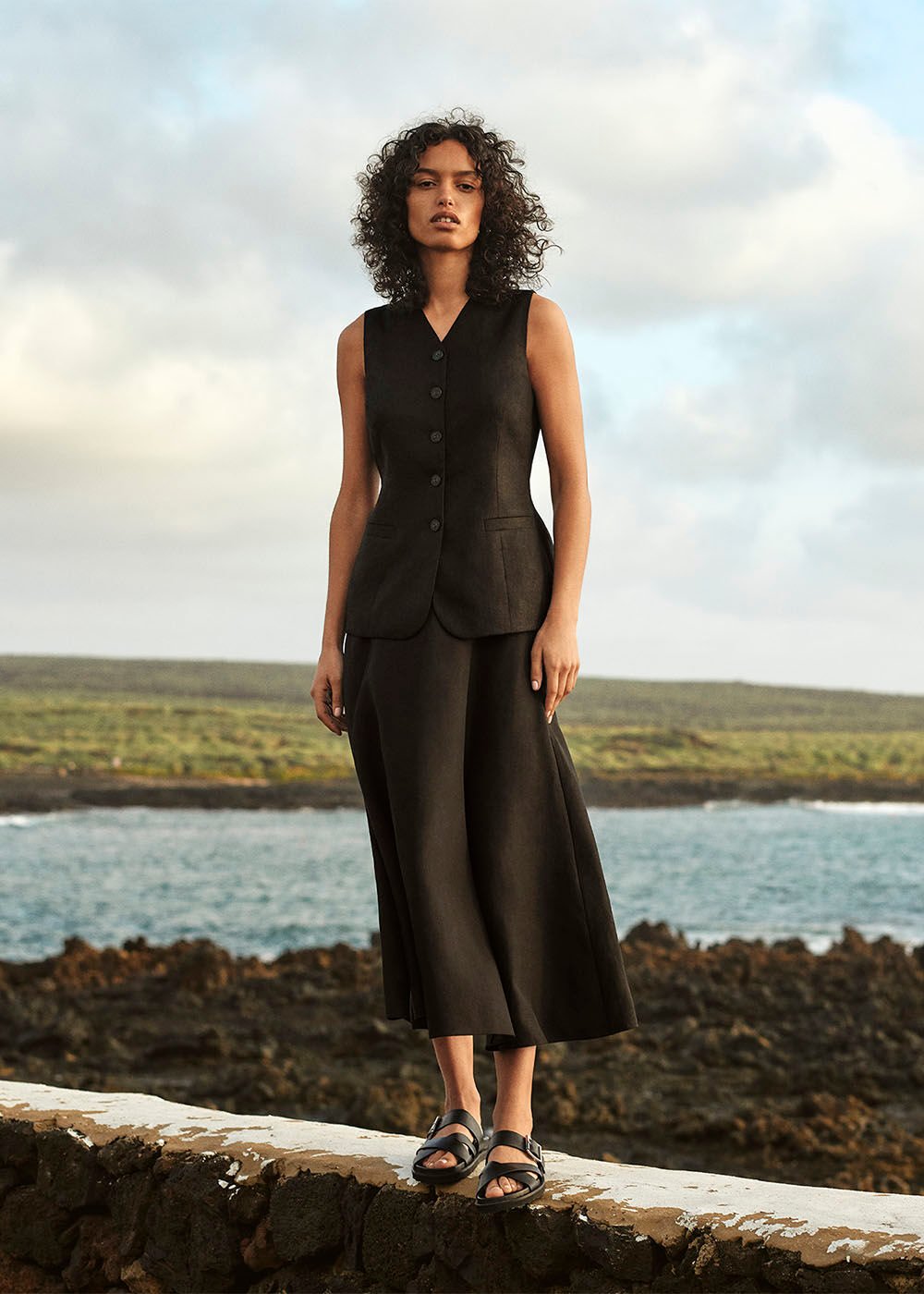 Molly Linen Waistcoat