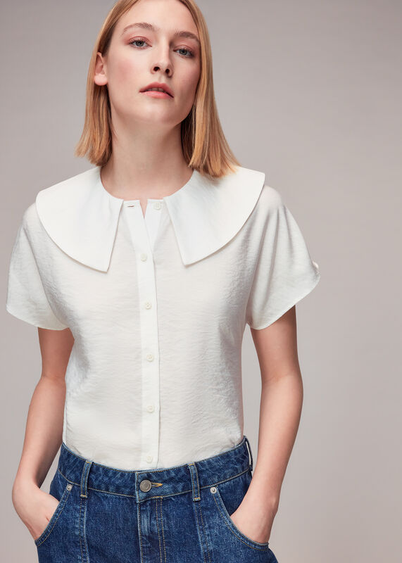 Greta Collar Top