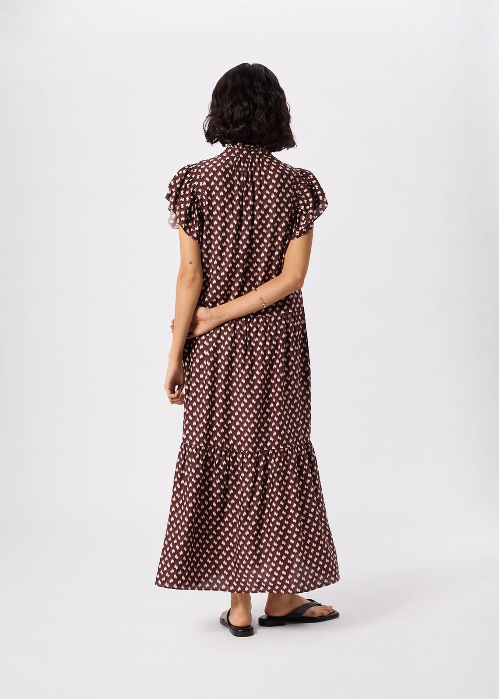 Ikat Spot Midi Dress