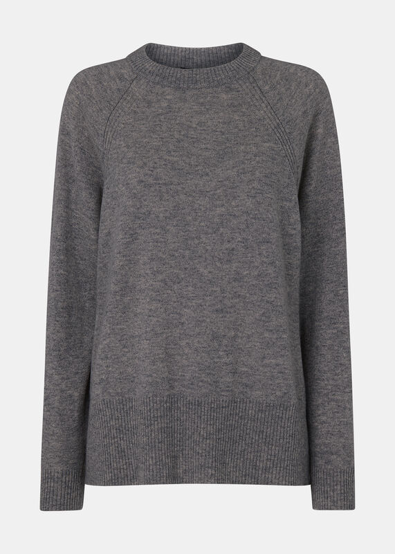 Grey Ultimate Cashmere Crew Neck