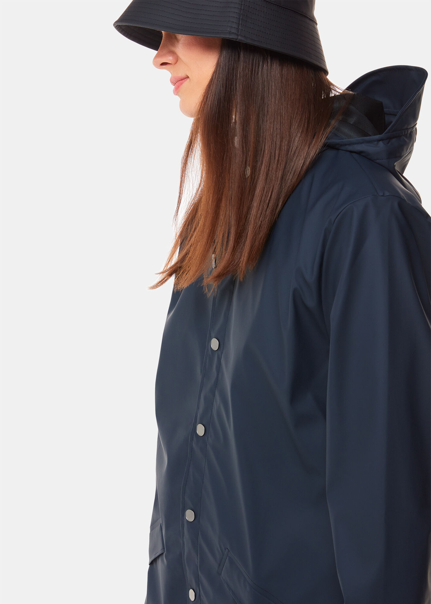 Navy Rains Jacket WHISTLES