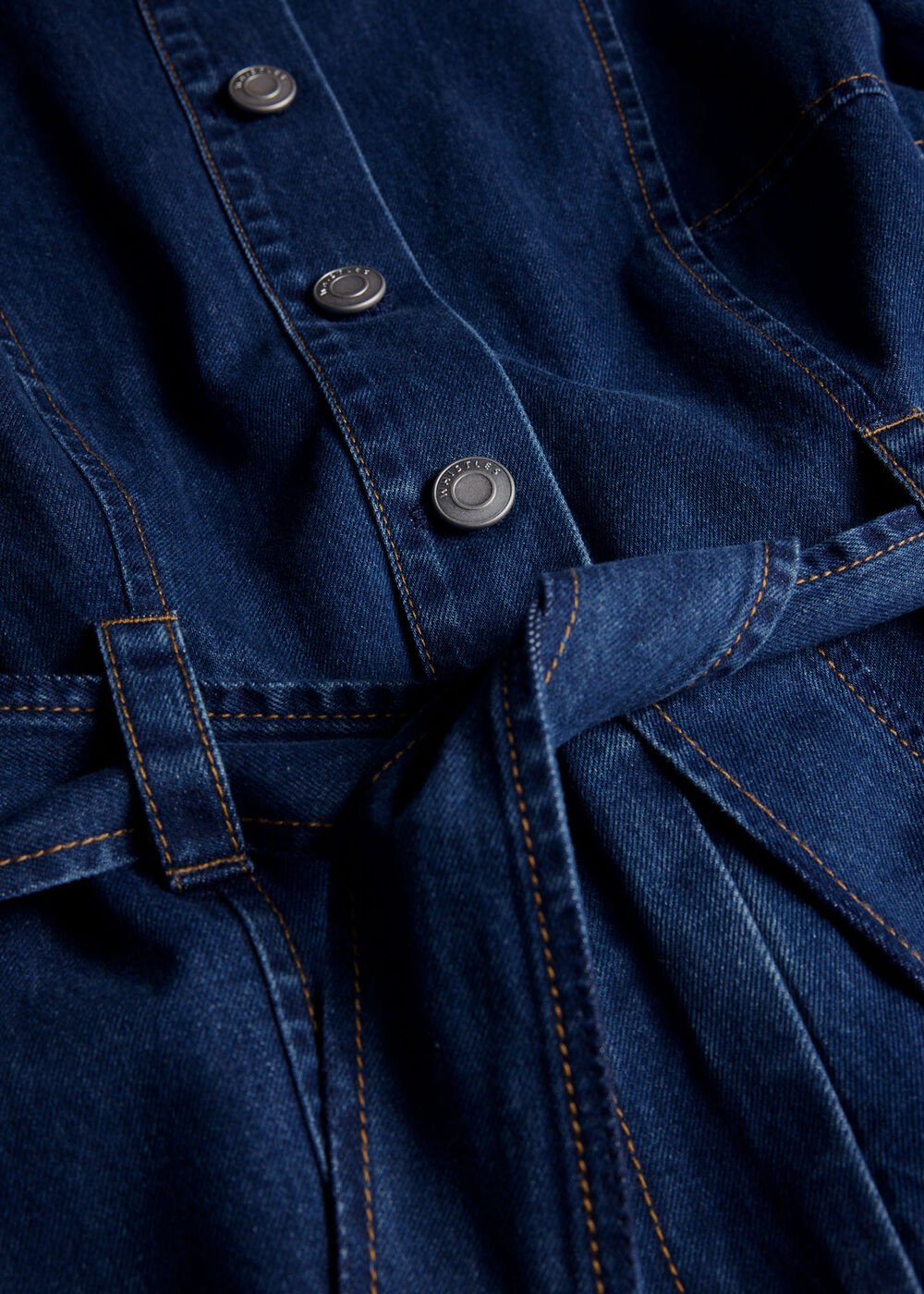 Petite Button Down Jumpsuit