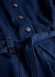 Petite Button Down Jumpsuit