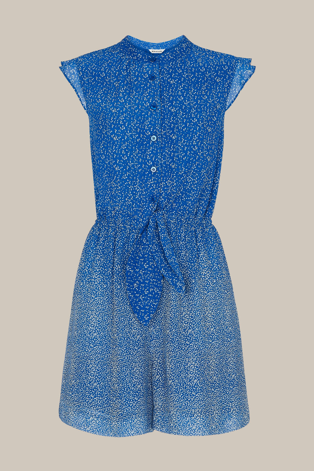 Gradient Floral Dacia Playsuit Blue/Multi