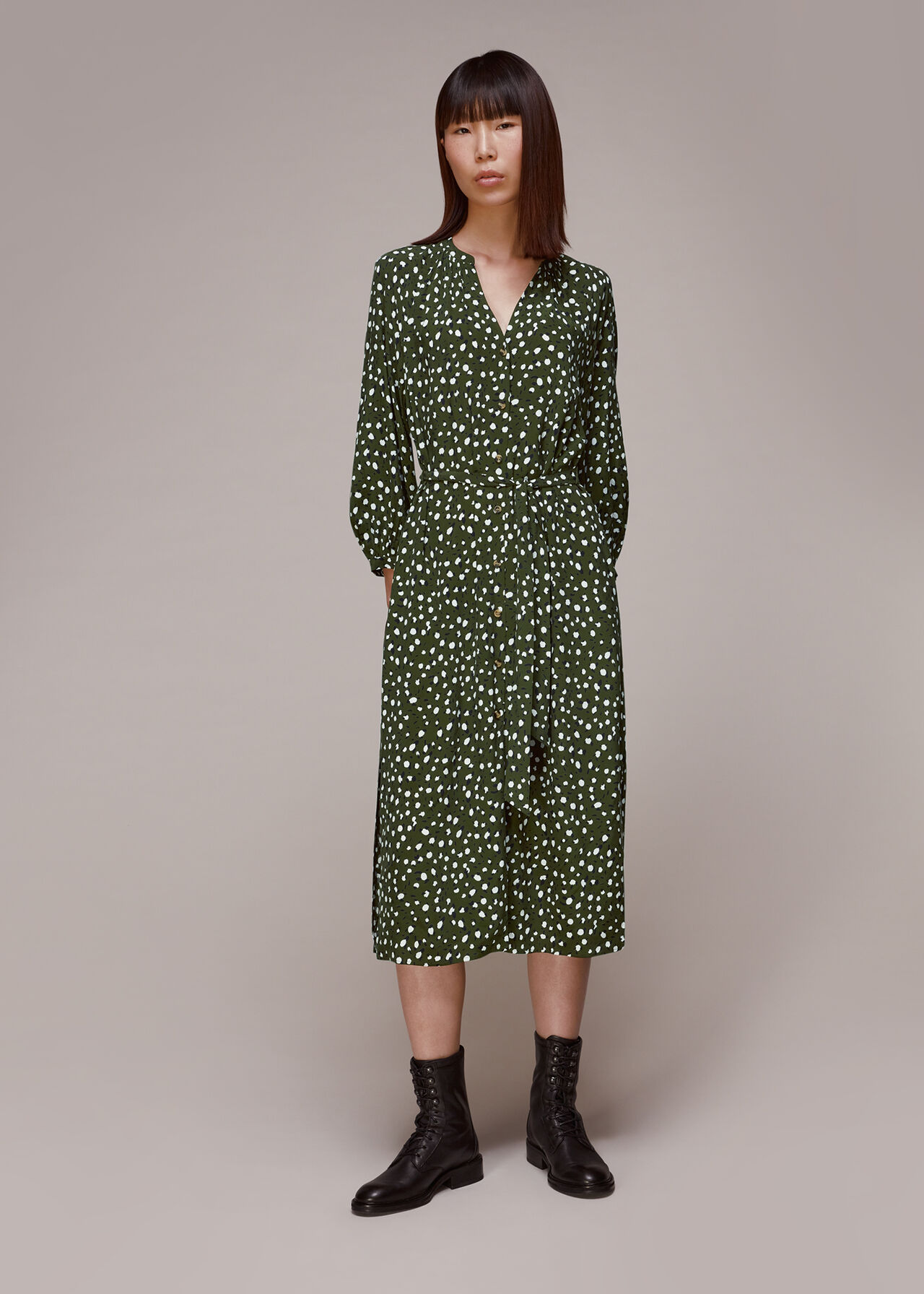 Livi Wild Leopard Midi Dress