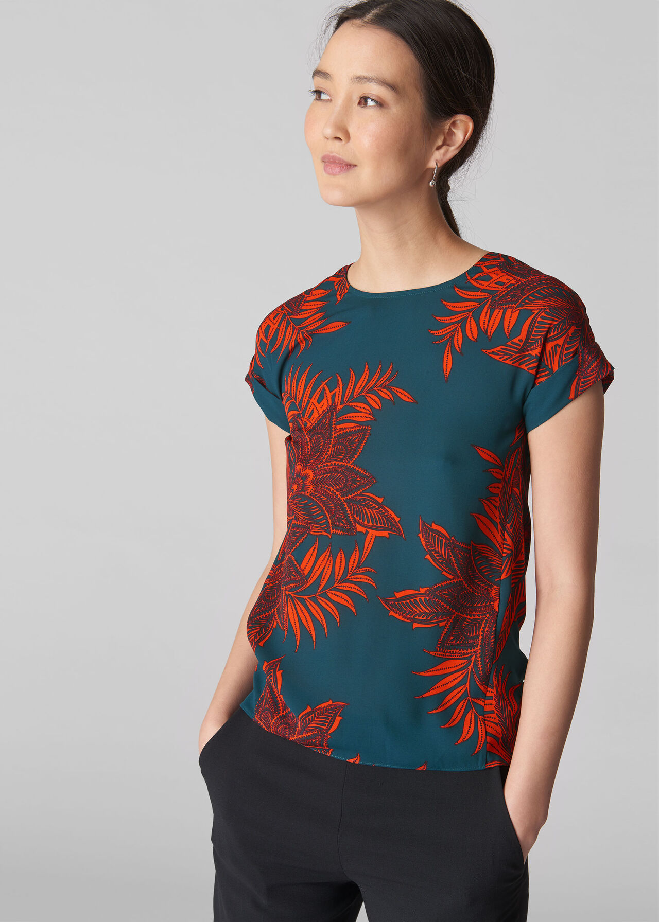 Palmyra Print Top