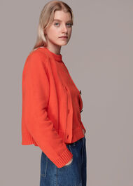 Karine Rib Detail Cardigan