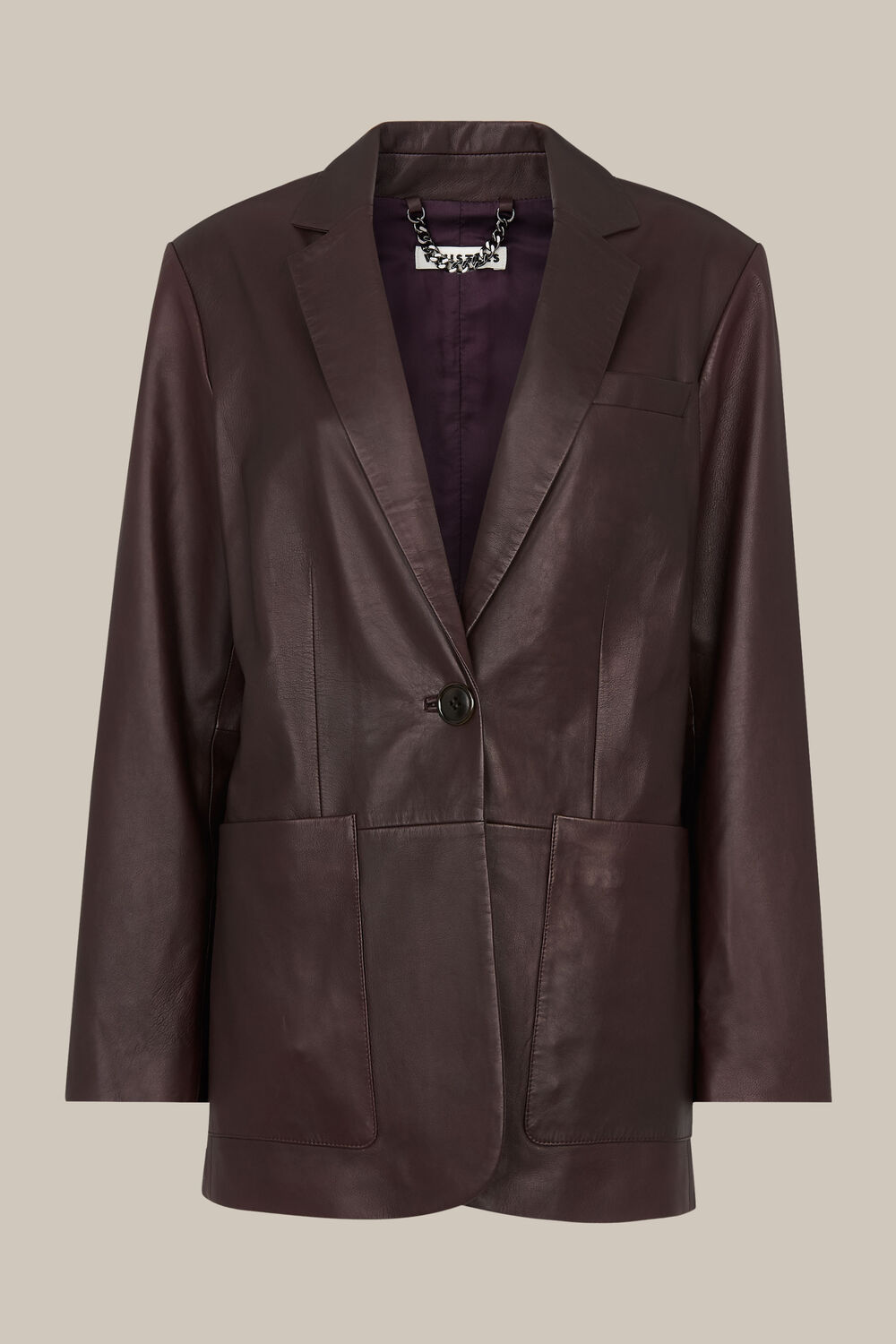 Leather Blazer