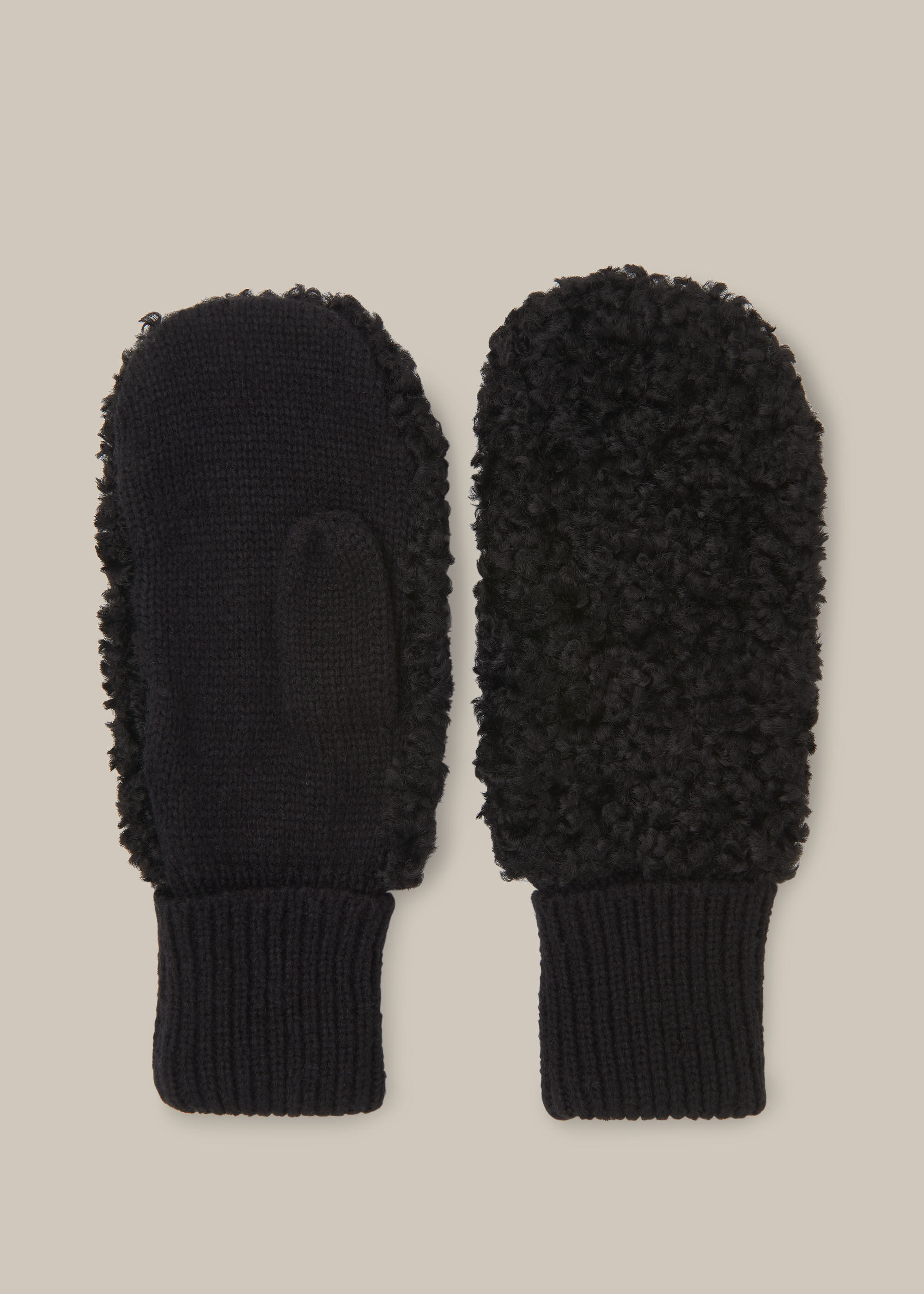 Black mittens clearance