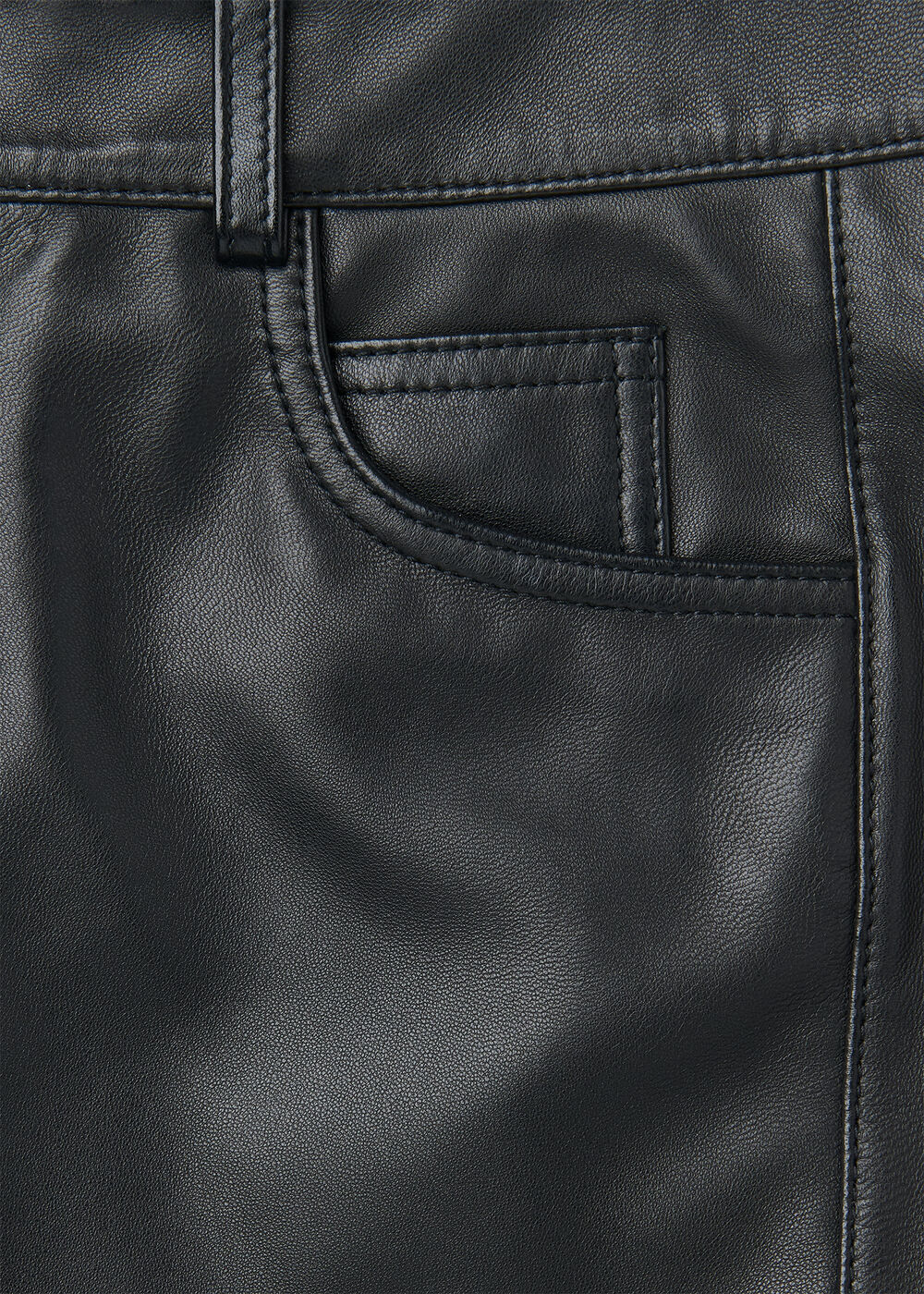 Leather Knee Short