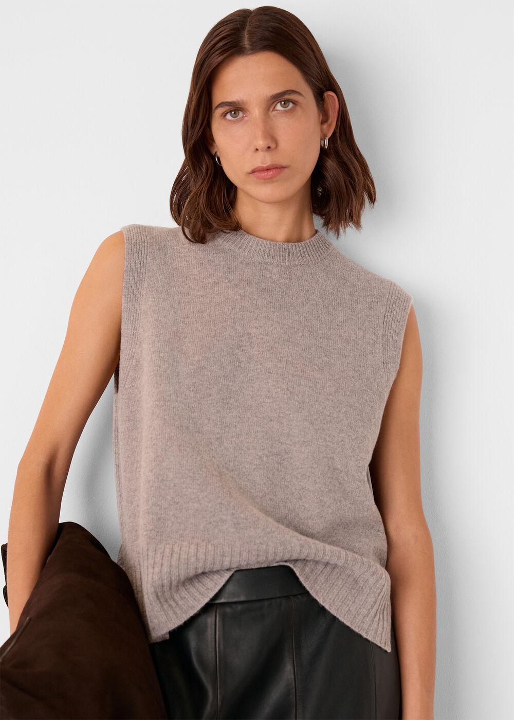 Wool Sleeveless Tank