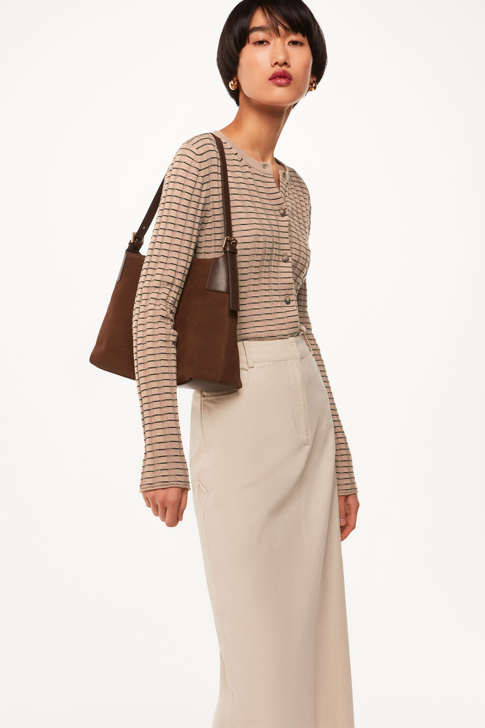 Carla Ribbed Detail Cardigan