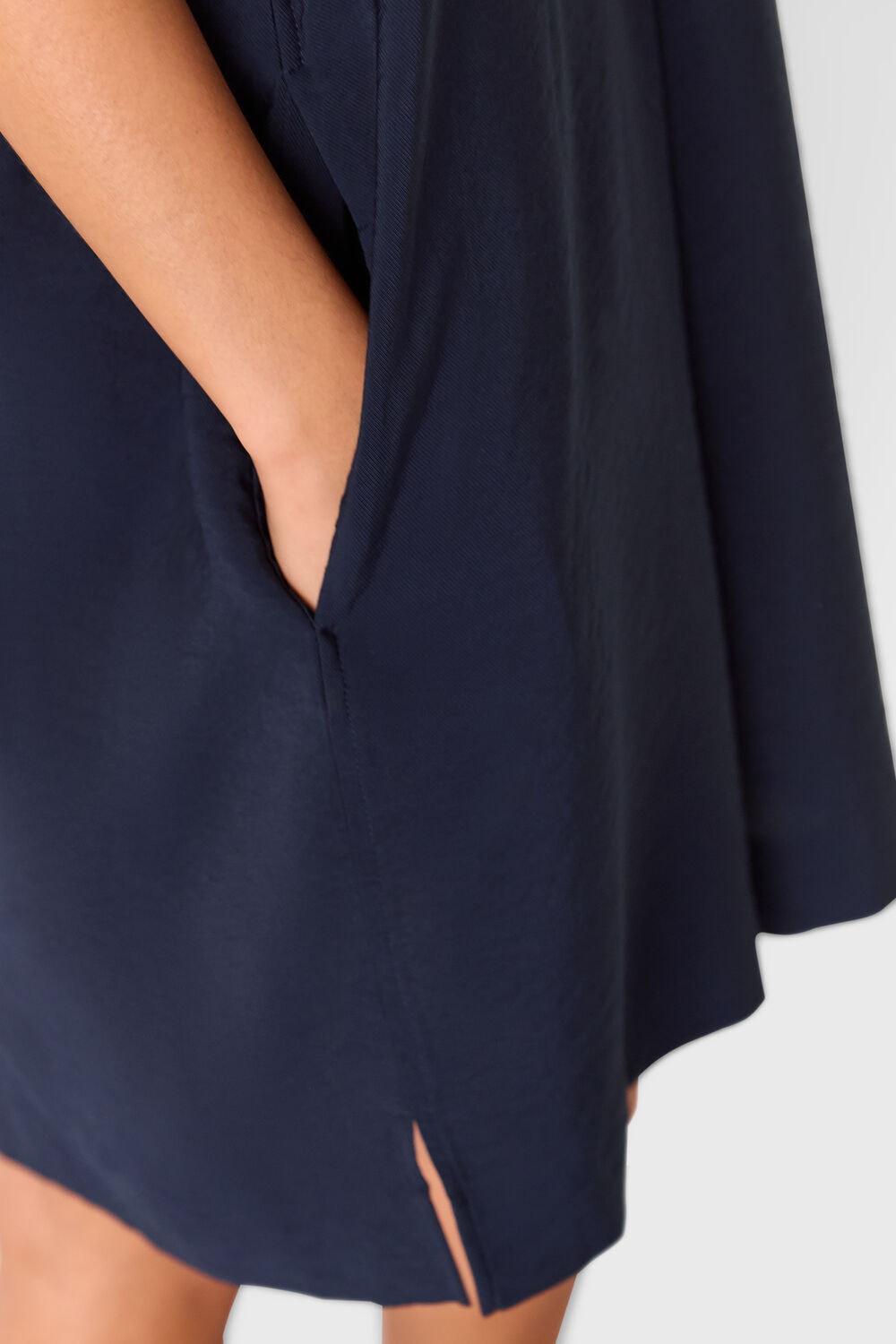 Navy Petite Melanie Dress