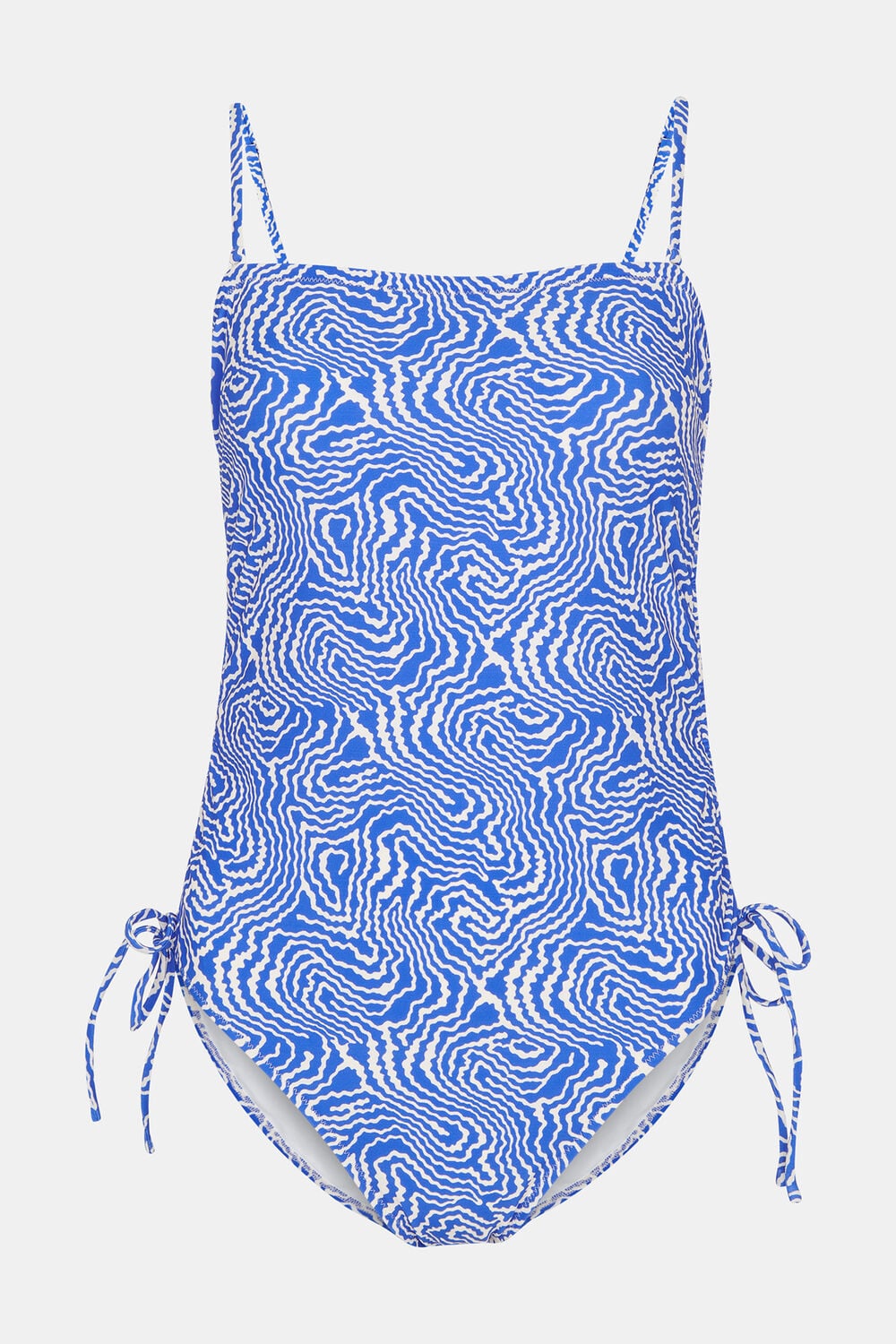 Blue Ripple Wave Swimsuit