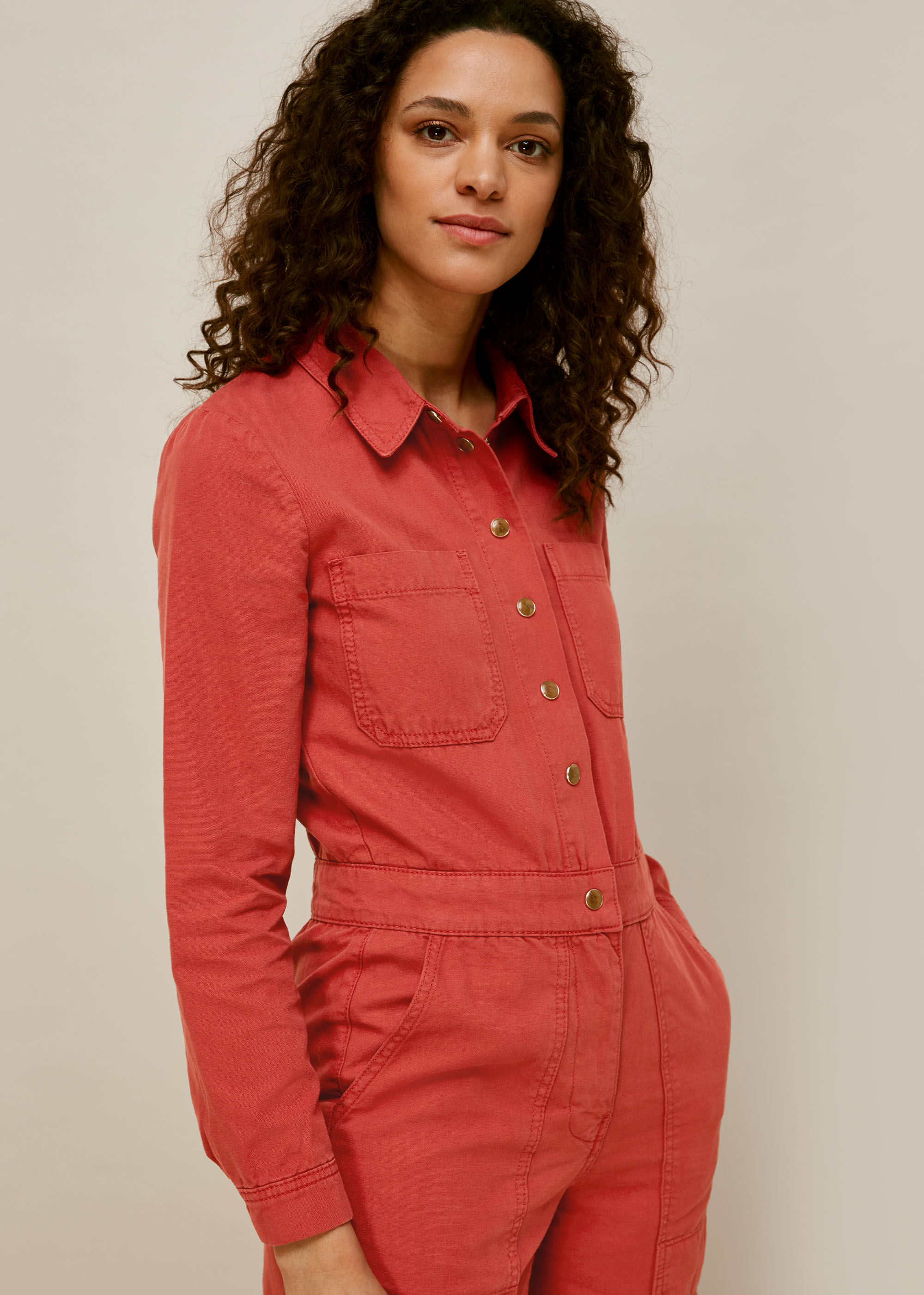 Whistles sale pink jumpsuit