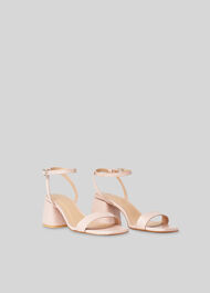 Hale Block Heel Sandal Pale Pink