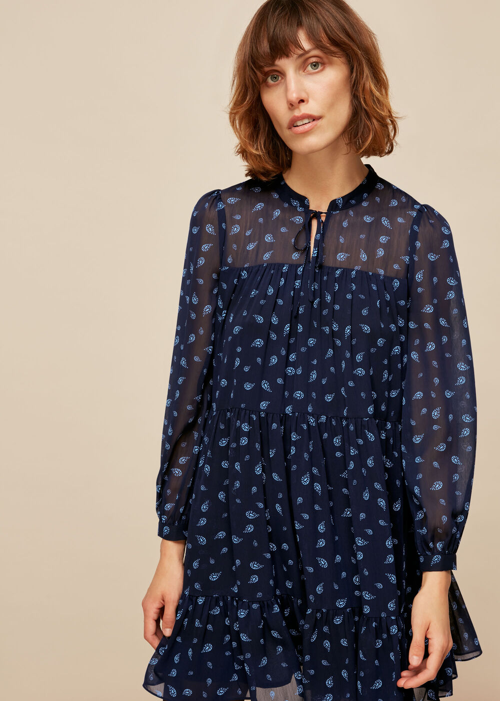 Paisley Printed Dress